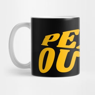 Peace Out - Groovy Peace Mug